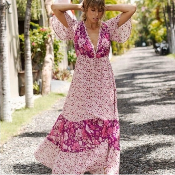 Spell Winona berry gown - xl - Picture 2 of 9